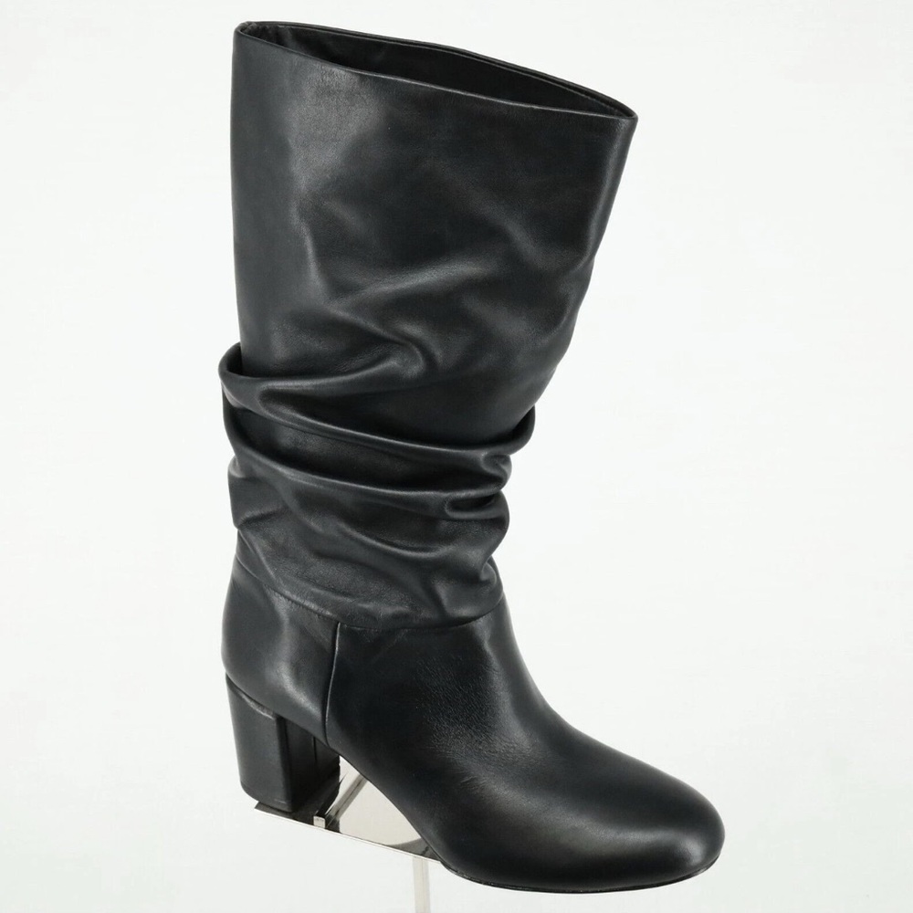 New:VIA SPIGA size 9.5 mid calf Black Women's Boots